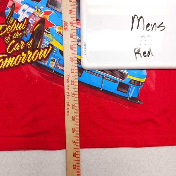 Bristol Motor Speedway 2007 Crew Neck Short Sleeve Racing Shirt Mens Size M Red - Picture 9 of 10